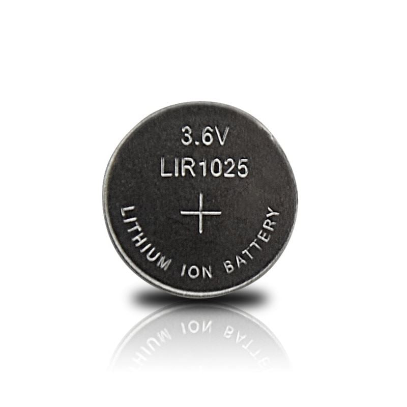 LIR1025 Li-Ion Button Battery 3.6V 6 mAh