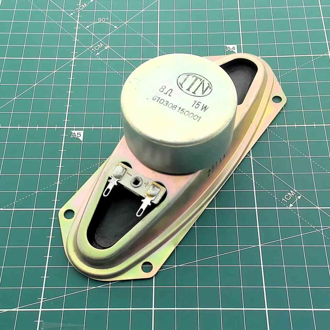 Oval Replacement Speaker for Vintage Audio, 8 Ohm 25 W [160x58x50mm]
