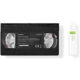 Nedis CLTP100BK VHS Head Cleaning Cassette with 20ml Cleaning Fluid – VCR Video Head Cleaner, photo 2