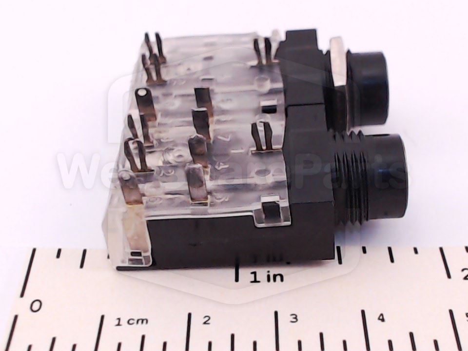 Aiwa W00587 Headphones + MIC PCB Jack for Vintage Audio Repair