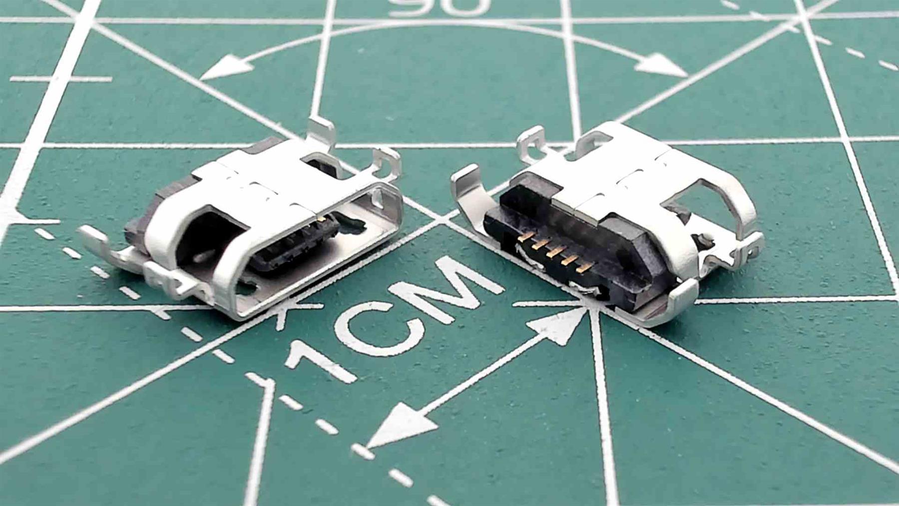 Micro USB Female Connector for PCB Soldering S7475