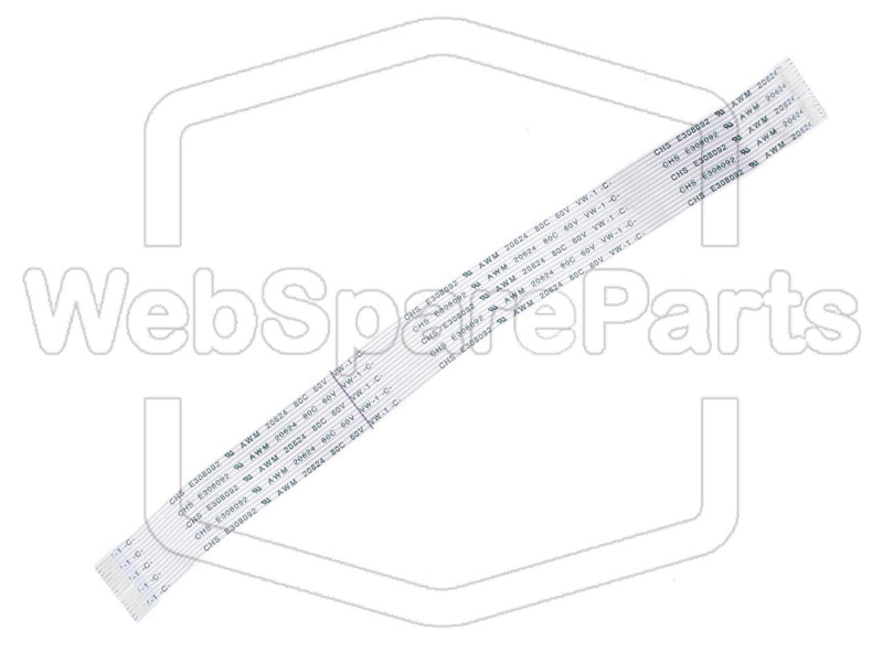 16 Pins Flat Cable L=197mm W=17.13mm