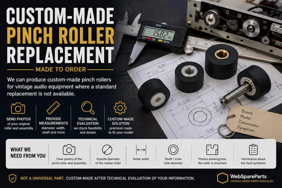 Custom-Made Pinch Roller Replacement