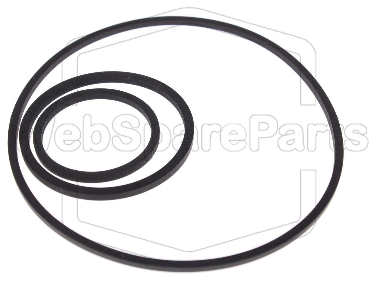 Belt Kit For Video Cassette Recorder Fisher FVH-P908 K