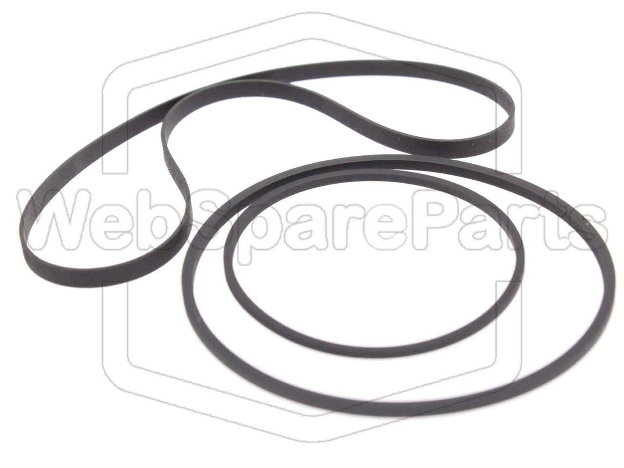 Belt Kit For Stereo Cassette Deck Denon DRR-F101