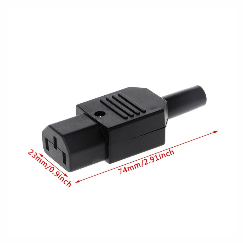 IEC C14 Female Connector 3 Pin 250 V 5 A