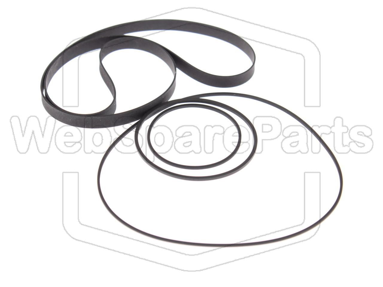 Belt Kit For Stereo Cassette Deck Kenwood KX-720