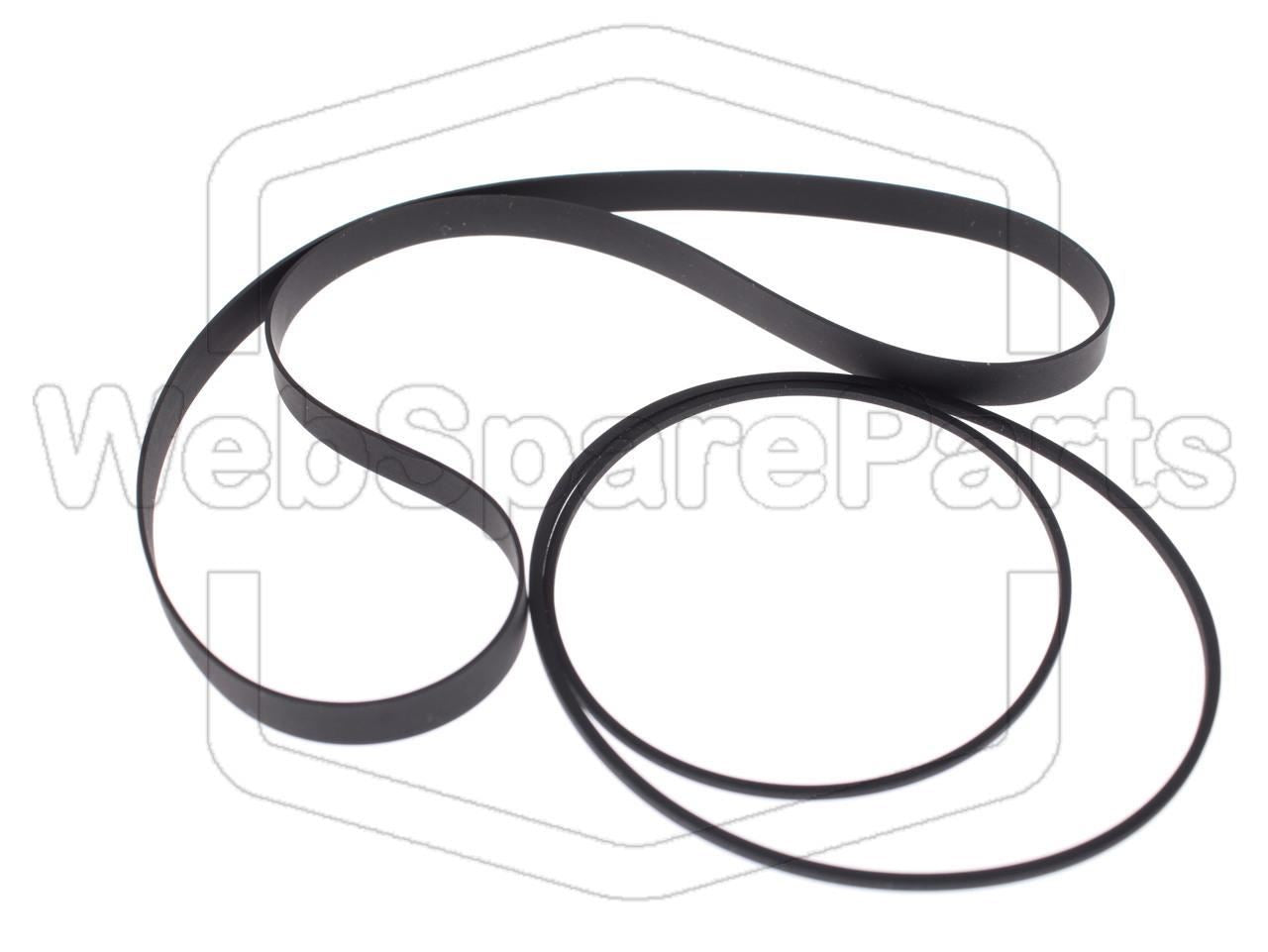 Belt Kit for Cassette Deck Bang & Olufsen Beocord 1500 Type 2642