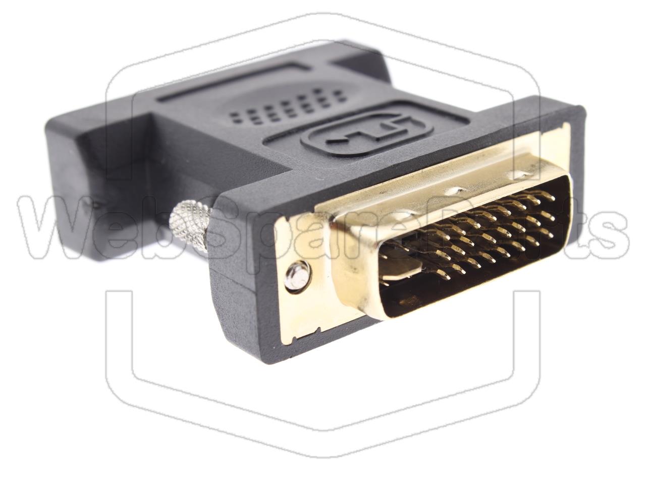 DVI-I [24+5] Male to VGA Female Adapter