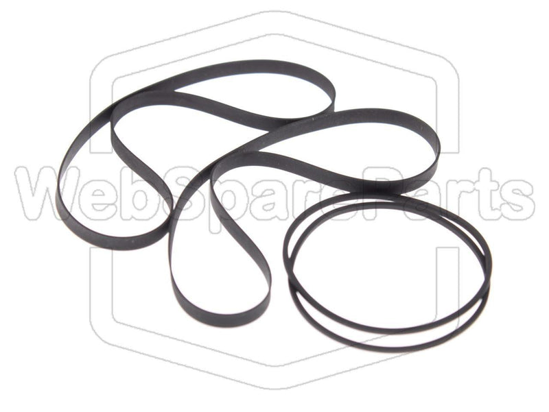 Belt Kit For Dual Tape Deck Kenwood KX-W6070 - WebSpareParts