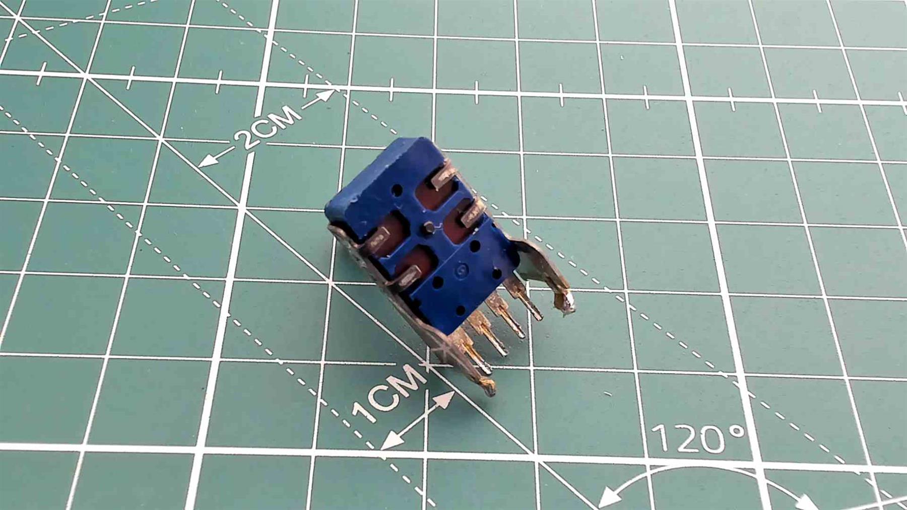 ALPS 50K Mono PCB-Mount Rotary Potentiometer with Shaft for Sharp WQ-268E