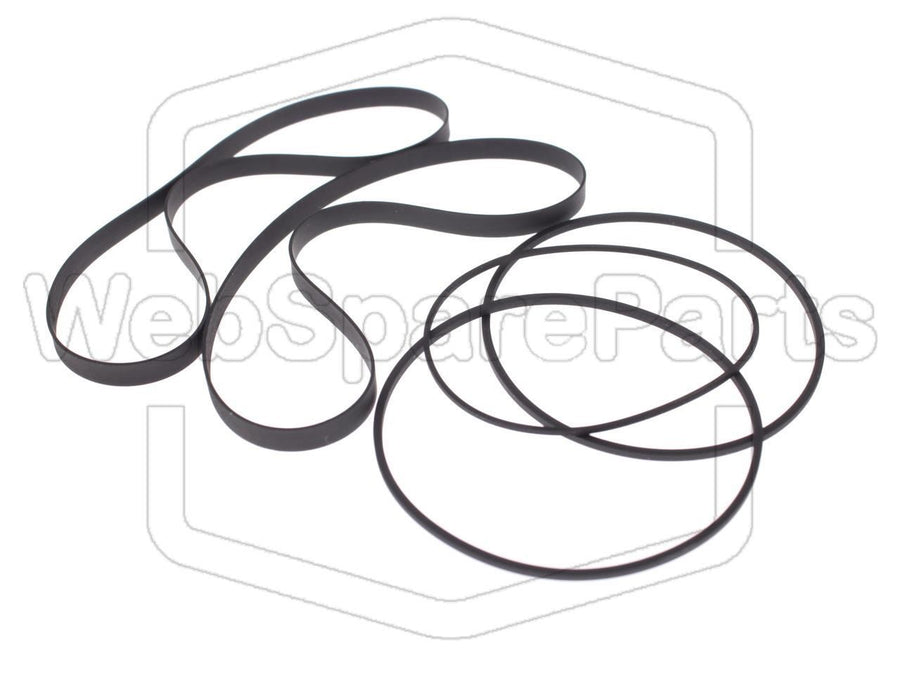 Hitachi D-W700 Belt Kit for Double Cassette Deck
