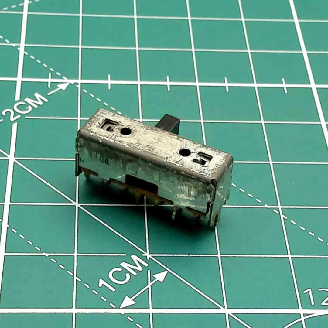 Sharp WQ268E 3-Position 14-Pin PCB Slide Switch for Vintage Boombox Repair