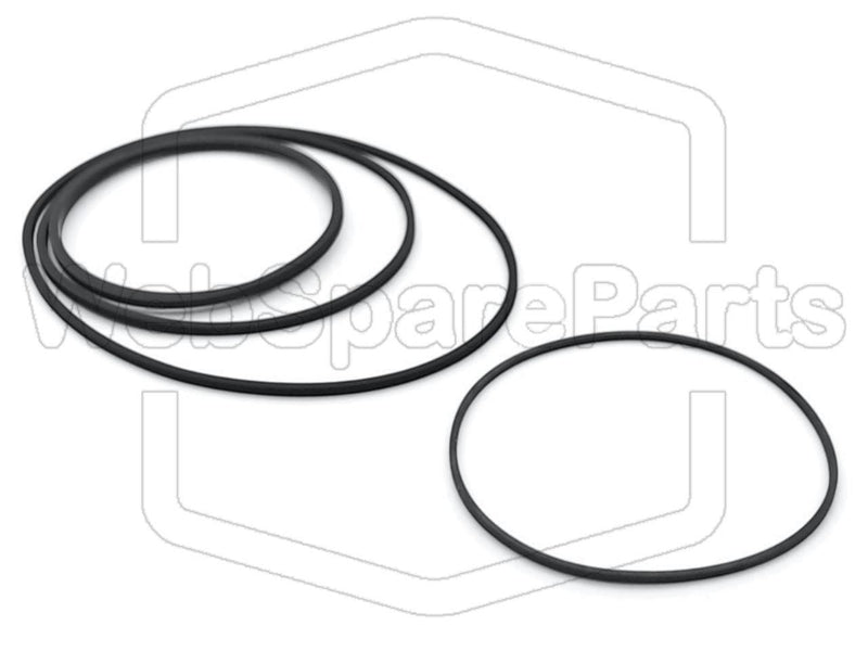 Belt Kit For Cassette Deck Sharp CD-301E