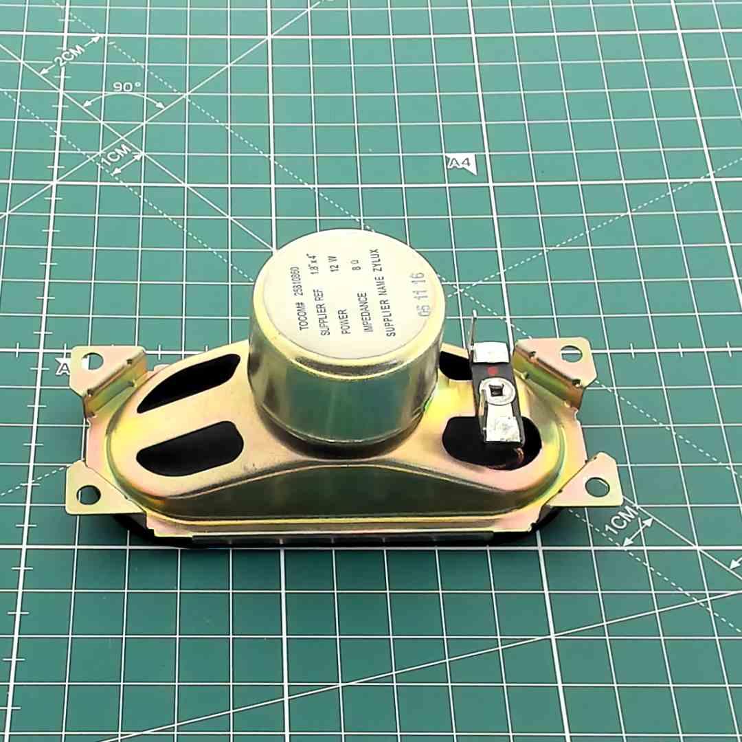 Oval Replacement Speaker for Vintage Audio, 8 Ohm 12 W [100x45x50mm]