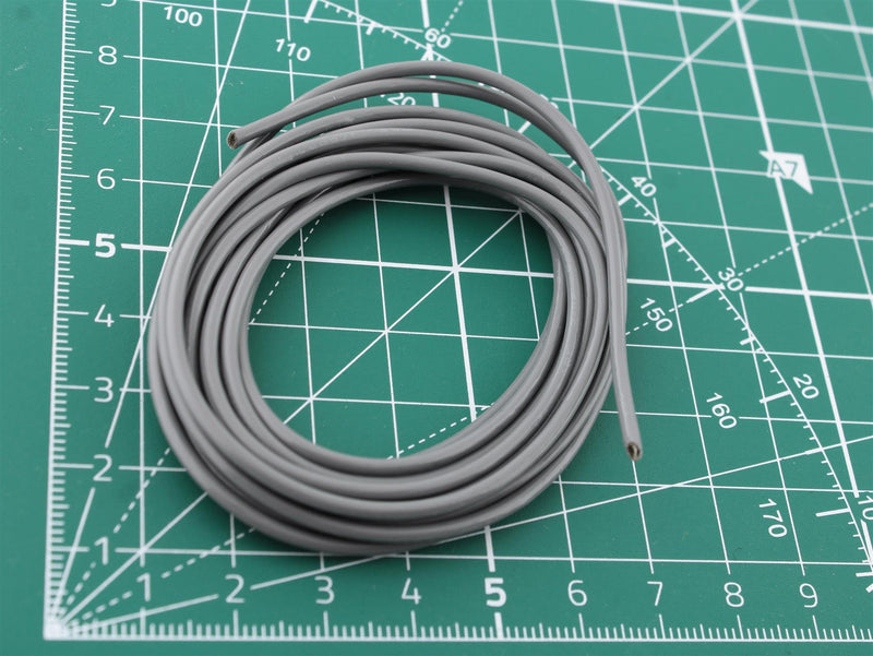 Armored Cable for Vintage Amplifier and Radio Restore Projects [Gray Cable 2 meters]