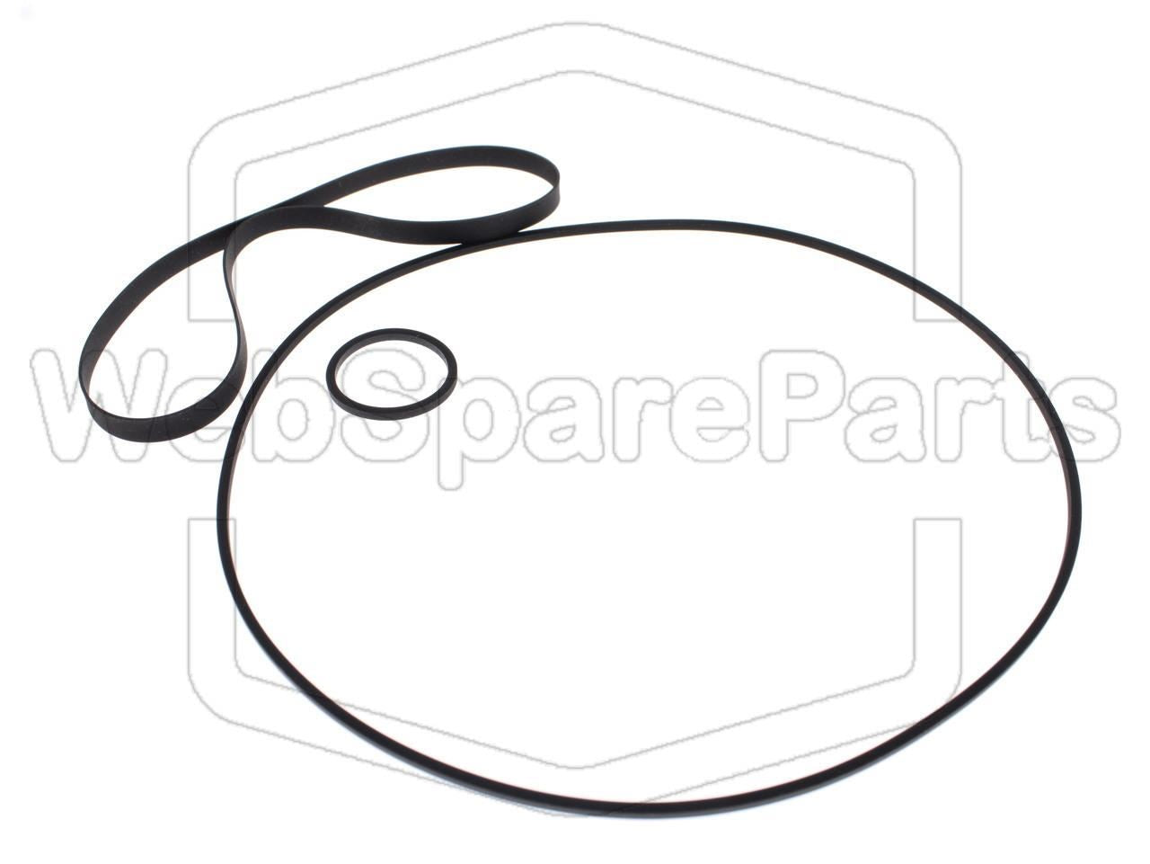 Belt Kit For Video Cassette Recorder Radiola 3SB12