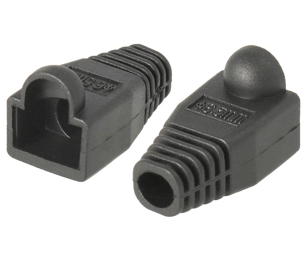 RJ45 Black Boot [Pack of 10]