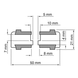 Dynavox aluminum feet for HiFi devices, set of 4, black, photo 3
