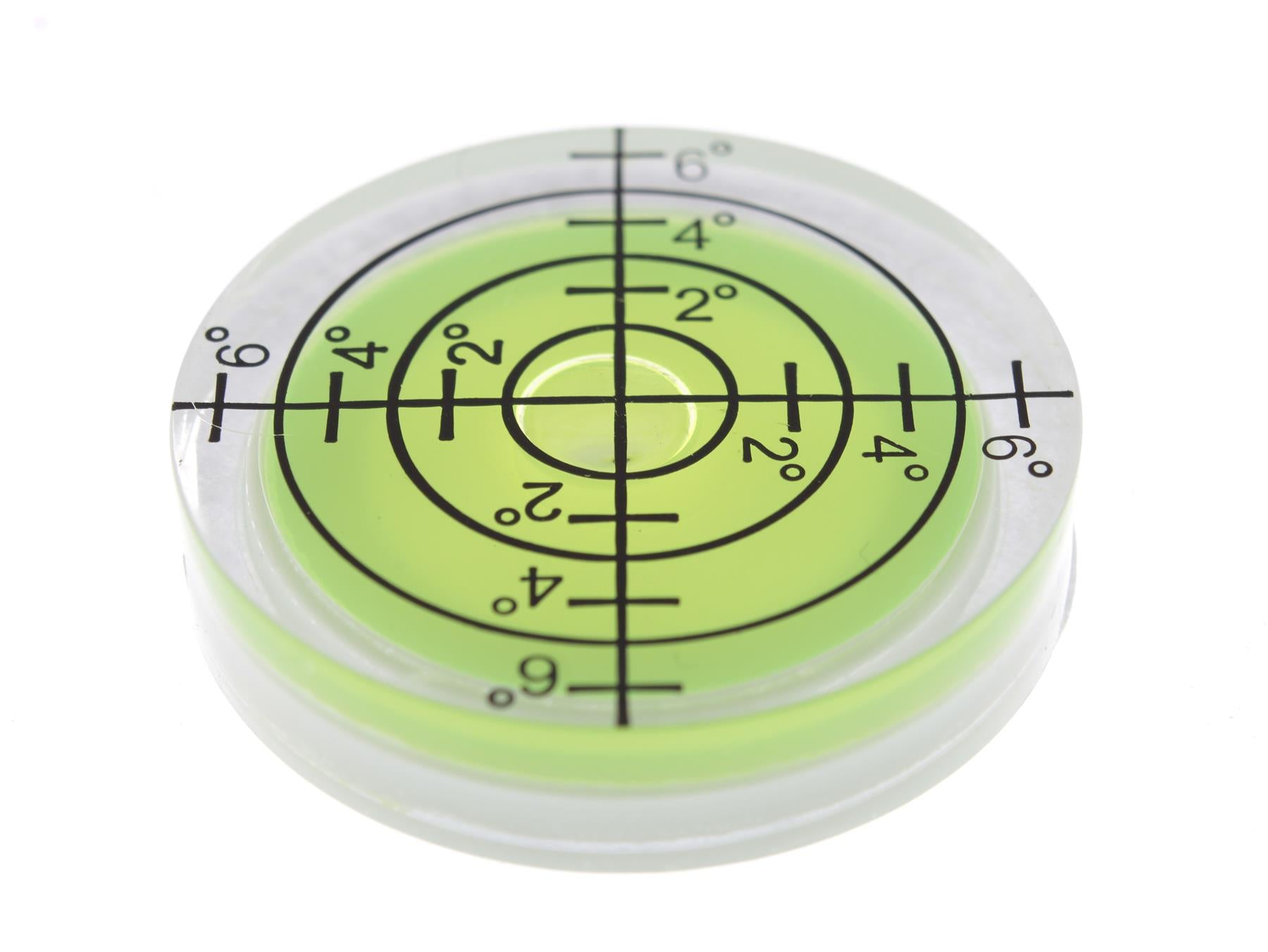 Turntable Bubble Level for Record Players – 37 mm × 2 mm [Green]
