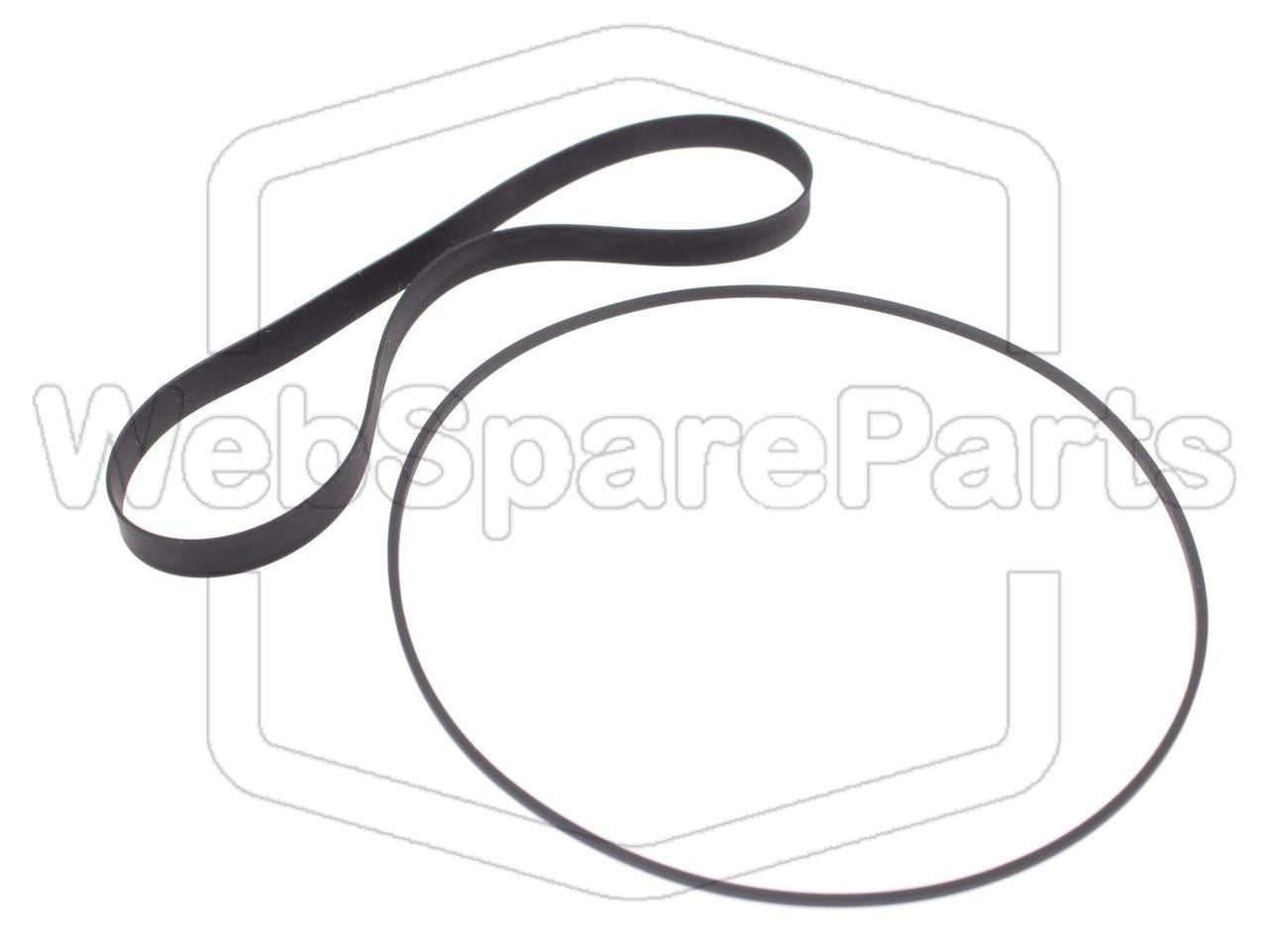 Belt Kit For Cassette Player Sony TC-K22