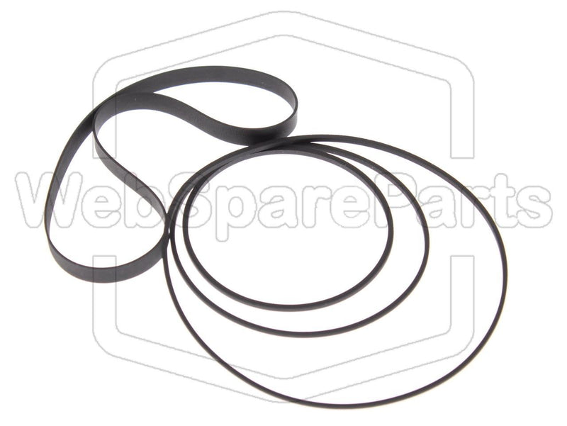 Belt kit for Cassette Deck Panasonic SG-152 - WebSpareParts