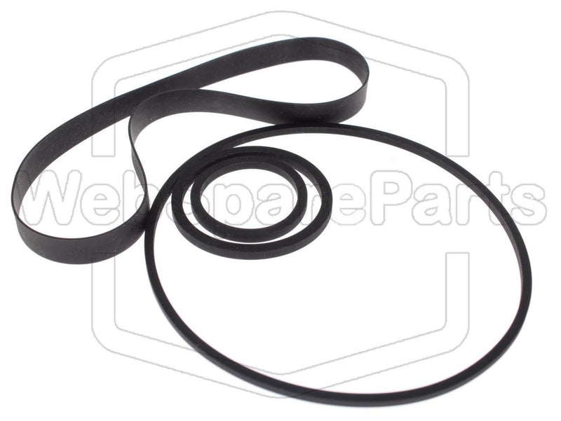 Belt Kit For Video Cassette Recorder Palladium VN-314 - WebSpareParts