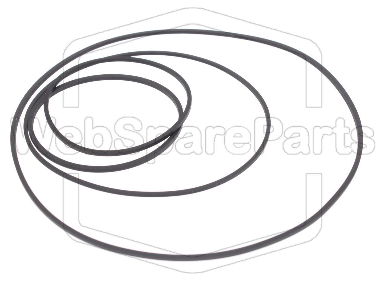 Full Belt Kit for Aiwa AD-1250 Stereo Cassette Deck