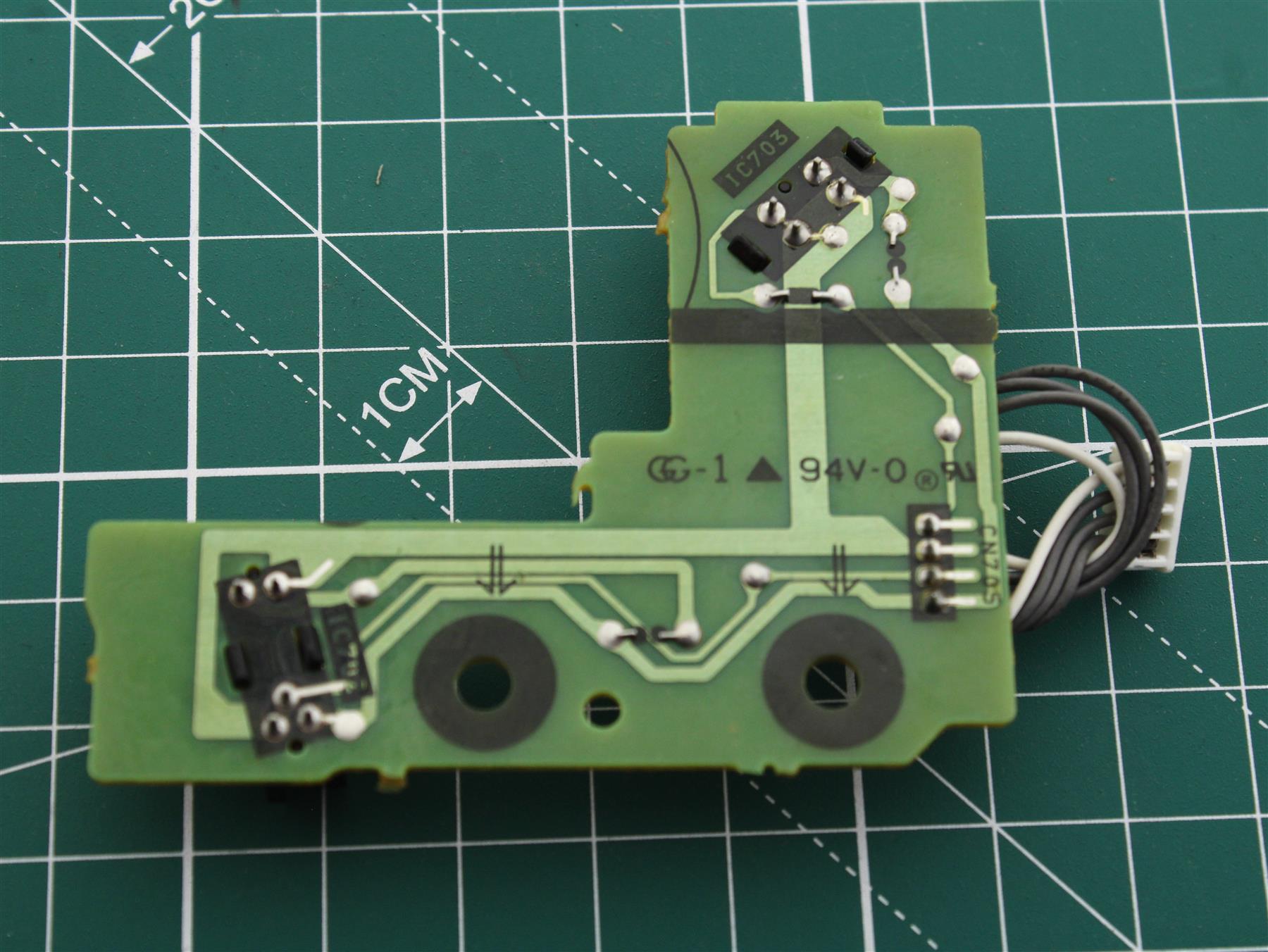 Sony 1-658-576-11 Sensor Board for CD Loading System