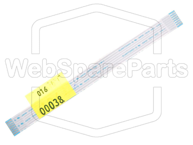 7 Pins Flat Cable L=120mm W=10mm