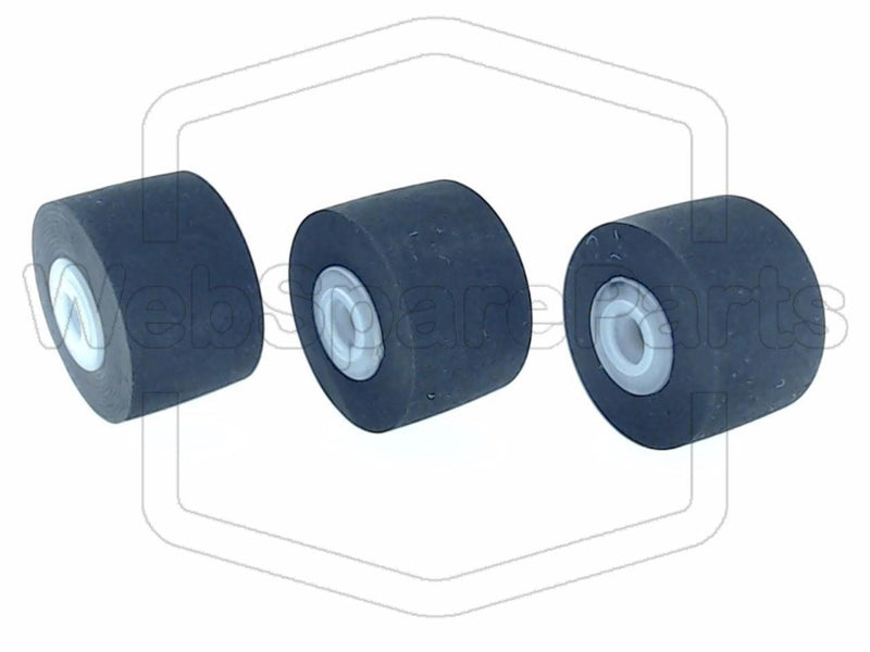 Pinch Rollers for Double Cassette Deck Aiwa AD-WX717