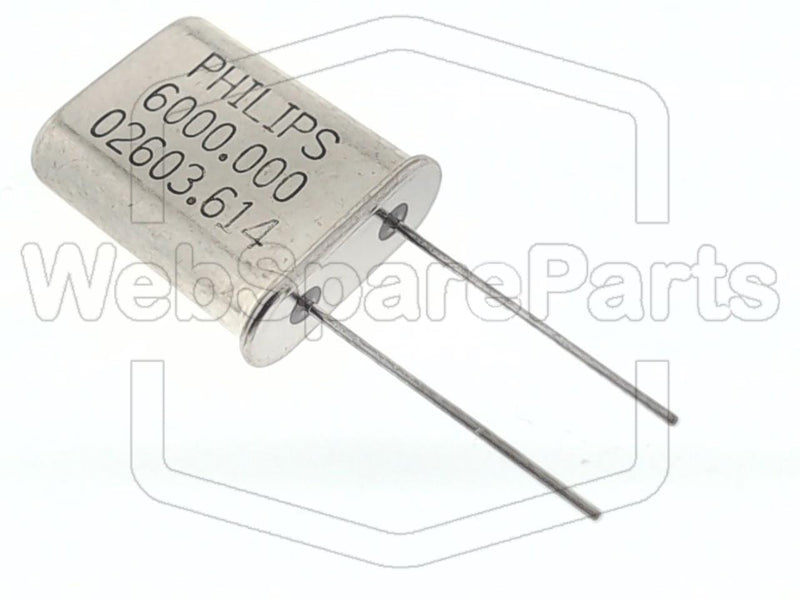 Crystal Oscillator 6000.000 PHILIPS - WebSpareParts