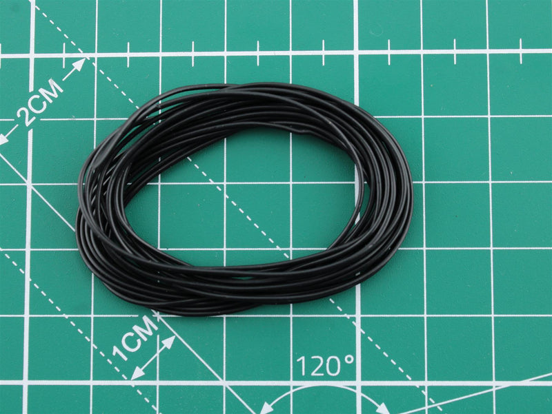 Multi strand electrical wire Black 0.35mm x 2.0 meters