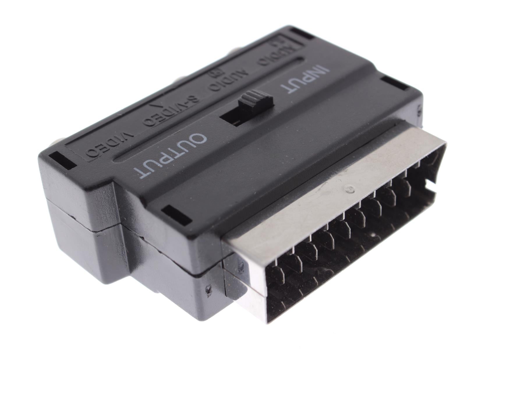 SCART Male to Female Adapter – 3x RCA