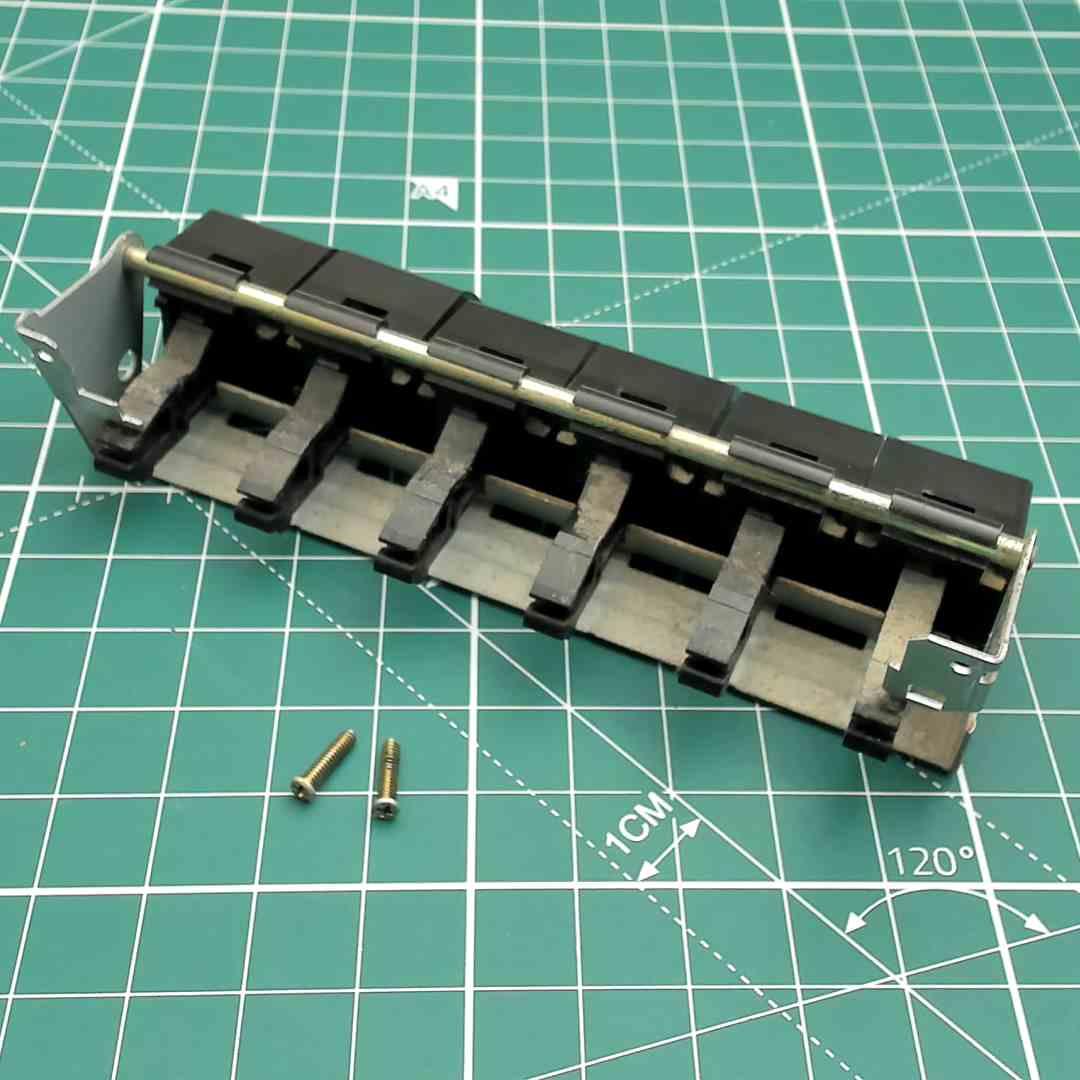 Replacement 6-Key Cassette Deck Keyboard for Boombox, Pioneer XR-PC240C