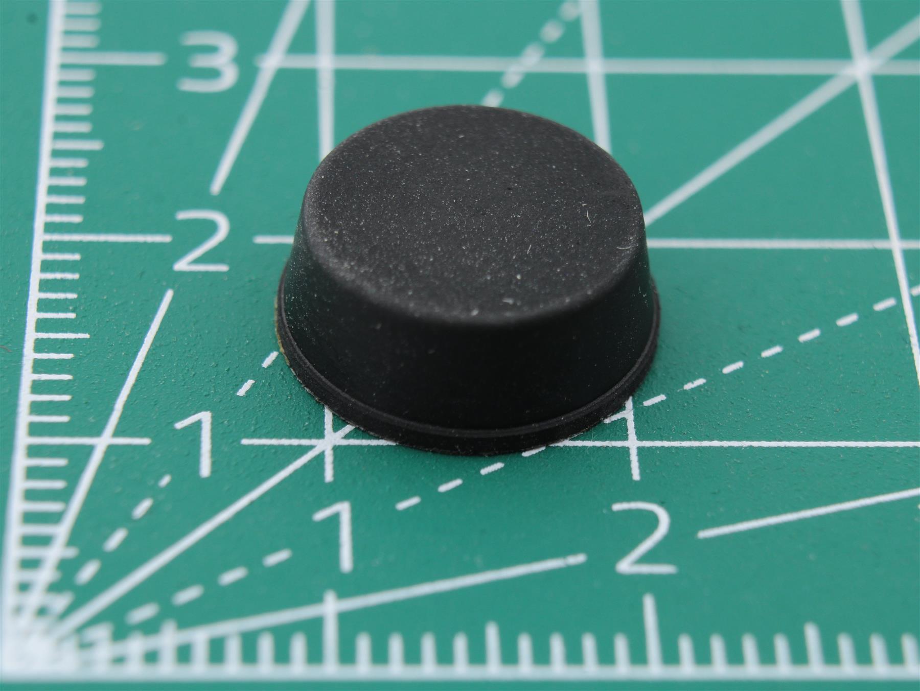 Round Rubber Foot Self-adhesive  Ø13mm x Ø11.4mm x height 5mm