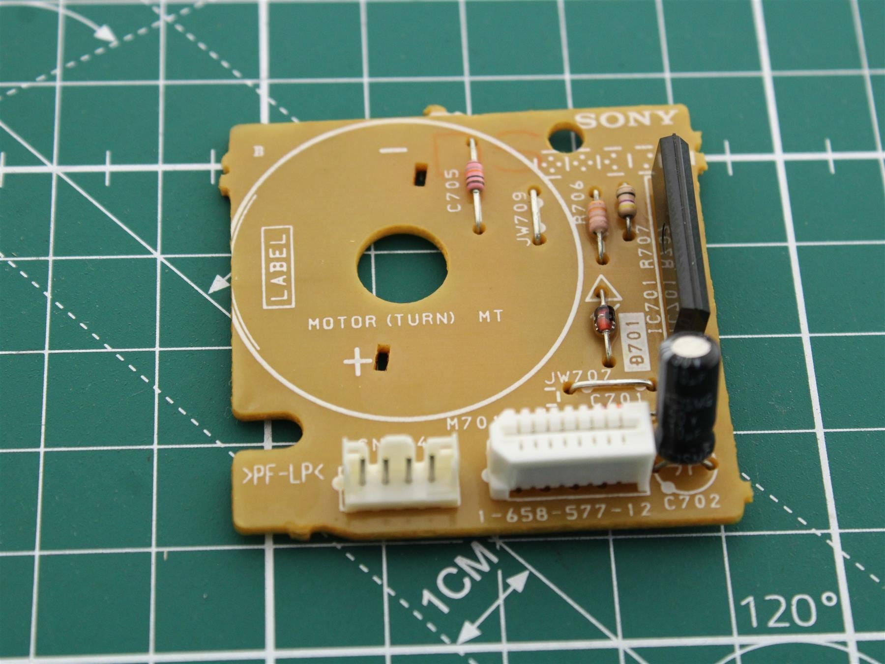 Replacement MOTOR (TURN) BOARD  Pos.(206) for Sony HCD-991AV CD Player Mechanism