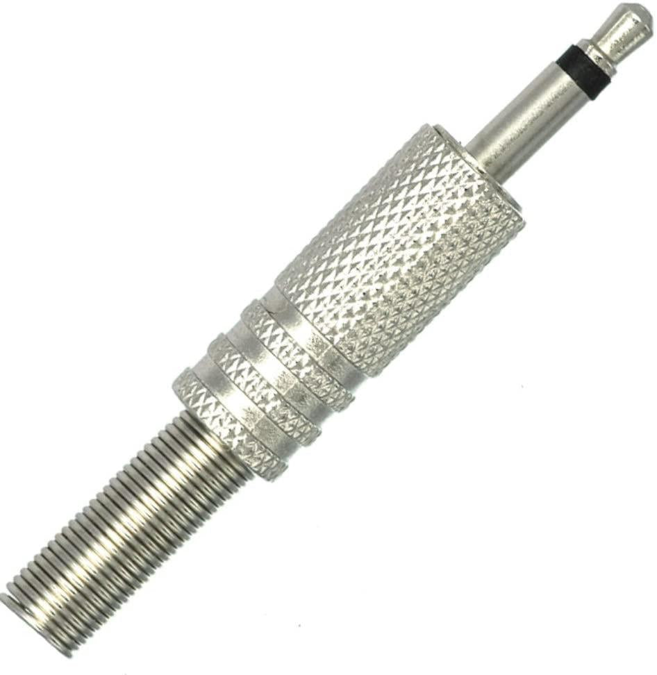 2.5mm Mono Jack Male Metal Plug