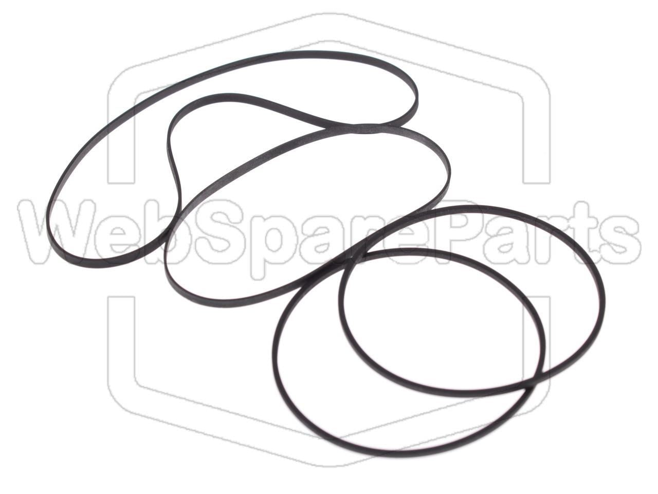 Belt Kit For Cassette Player Panasonic RX-DT610