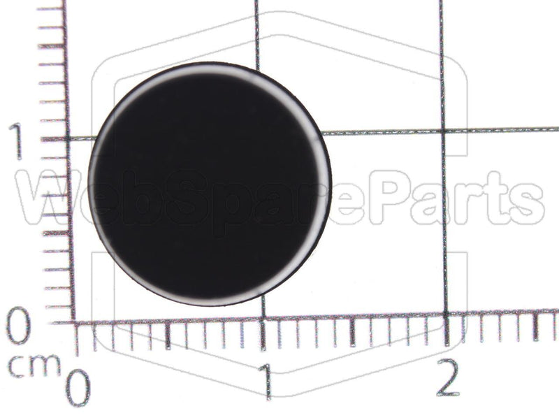 Round Rubber Foot Self-adhesive  Ø13mm x Ø11.4mm x height 5mm