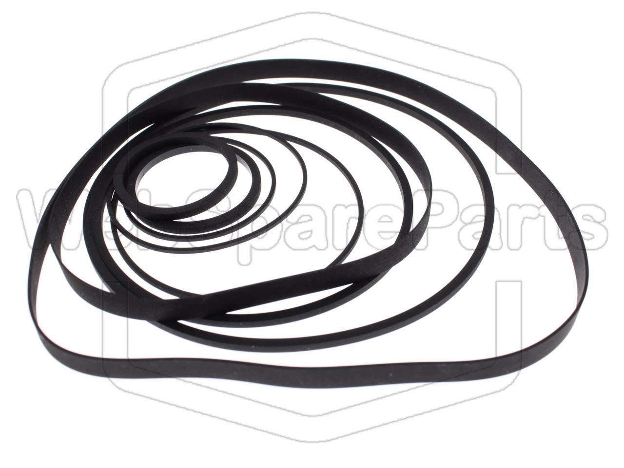 Belt Kit For Video Cassette Recorder Sharp VC-7800