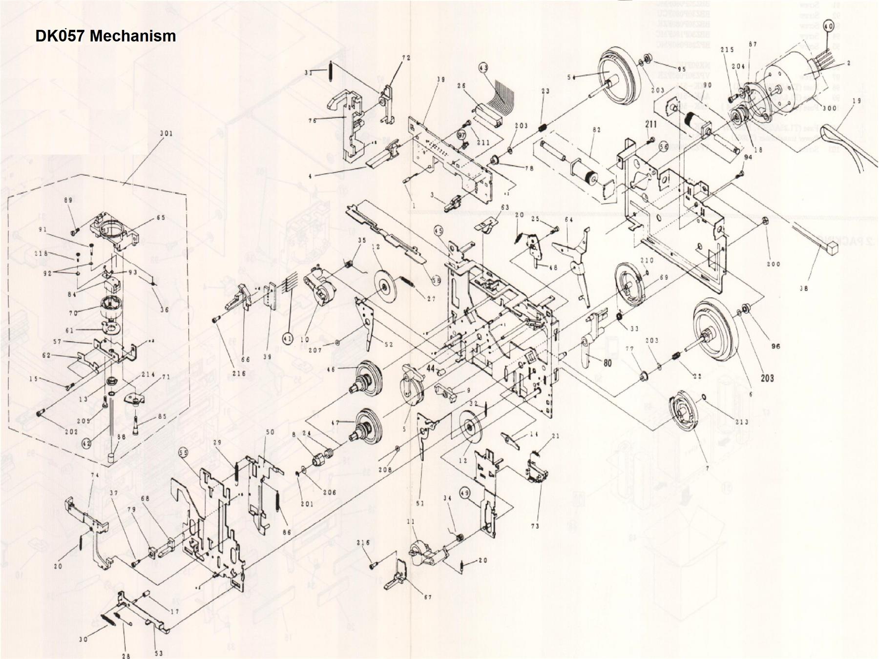 DK057 Mechanism Cassette Deck - WebSpareParts