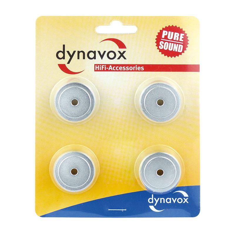 Dynavox aluminum device feet midi silver set of 4 - WebSpareParts