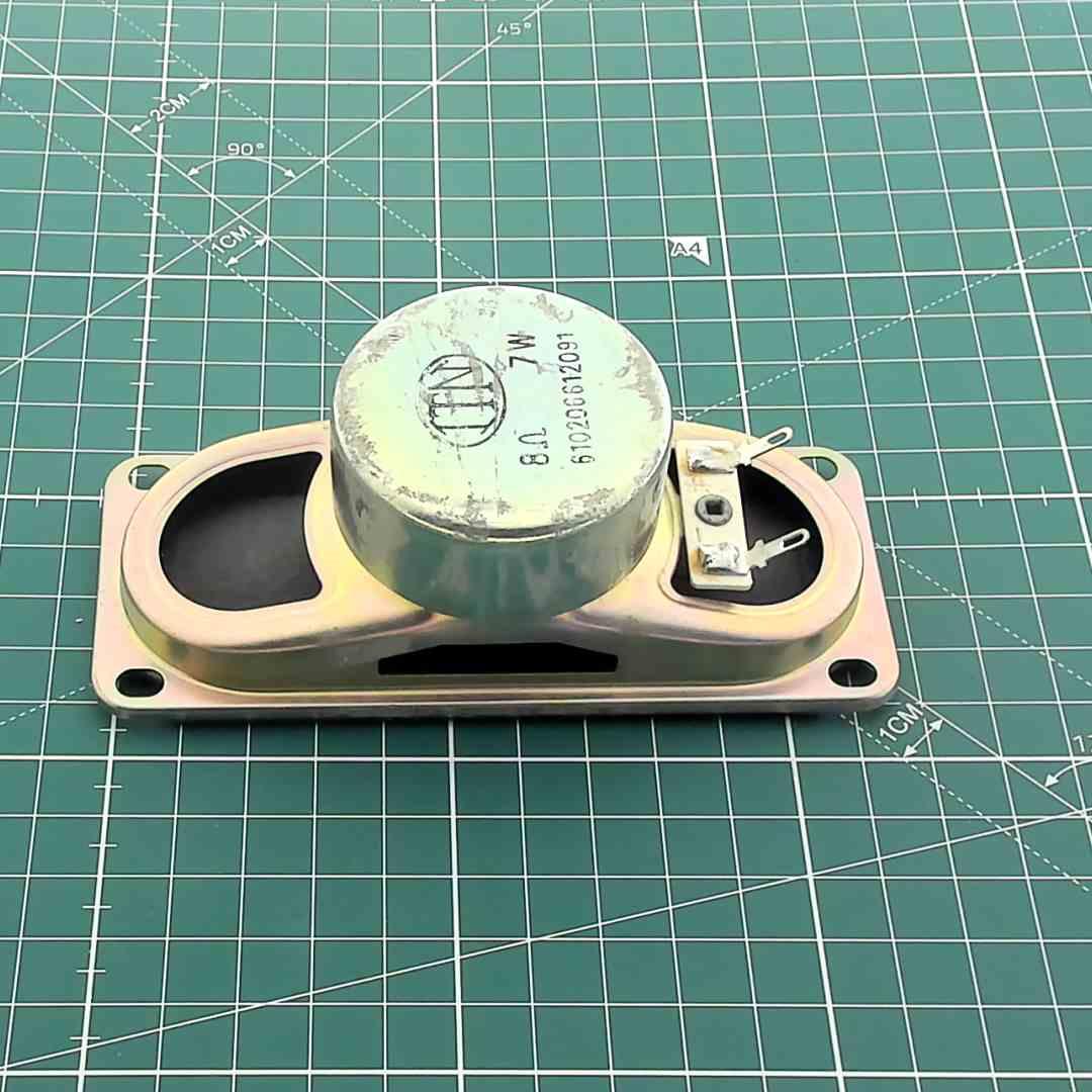 Oval Replacement Speaker for Vintage Audio, 8 Ohm 7 W [120x50x45mm]