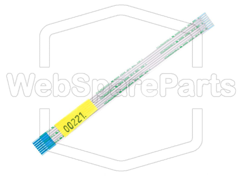 7 Pins Inverted Flat Cable L=130mm W=10.05mm