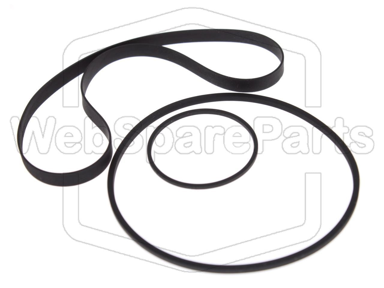 Belt Kit for Cassette Deck Bang & Olufsen Beocord 7000 Version 2