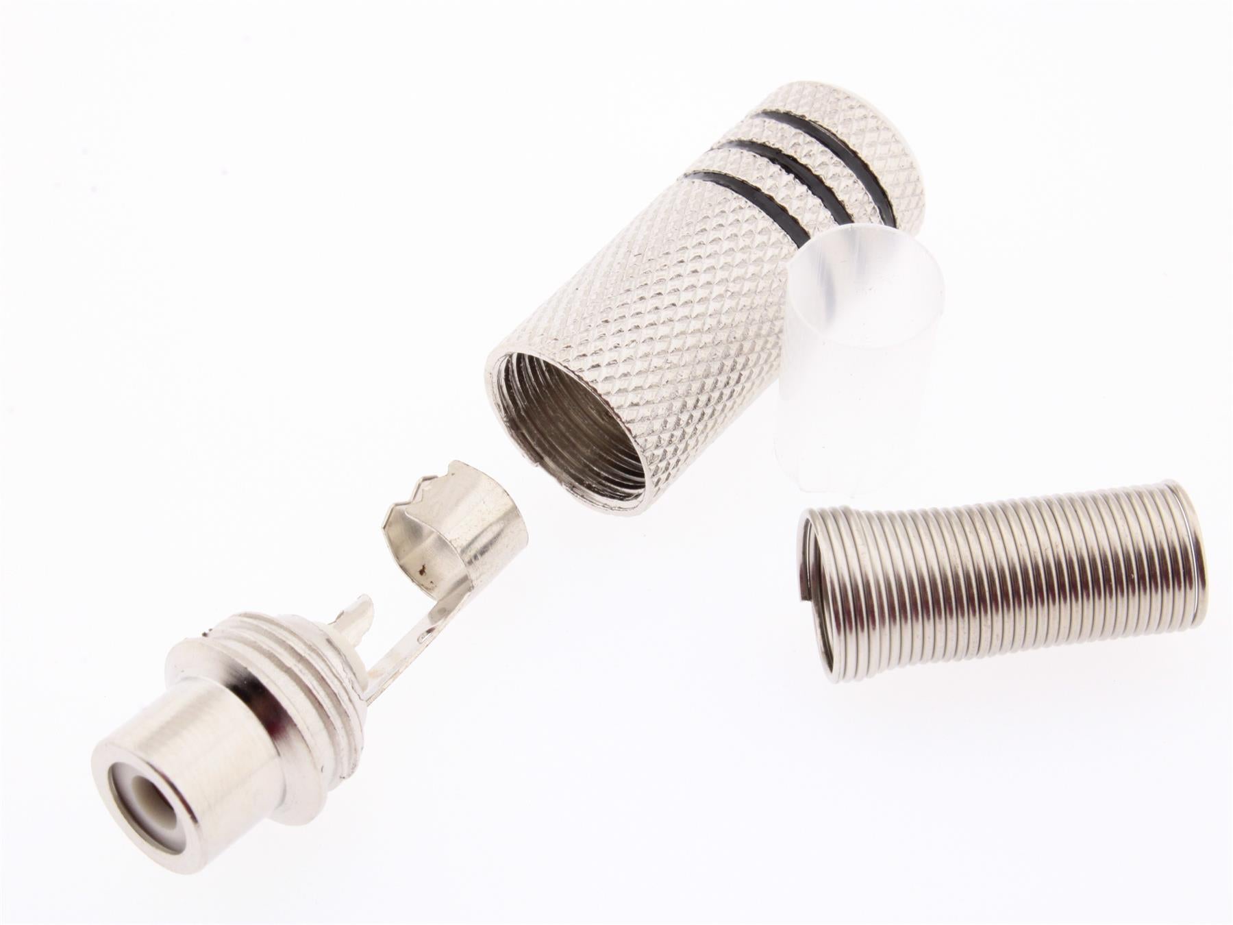 RCA Female Plug  Metallic