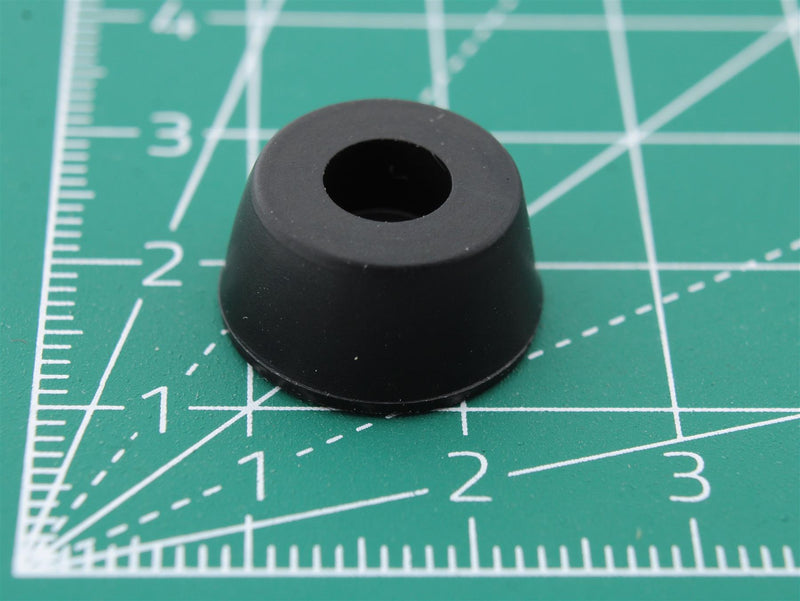 Round Rubber Foot With Hole Ø3.0mm Base Ø16.0mm