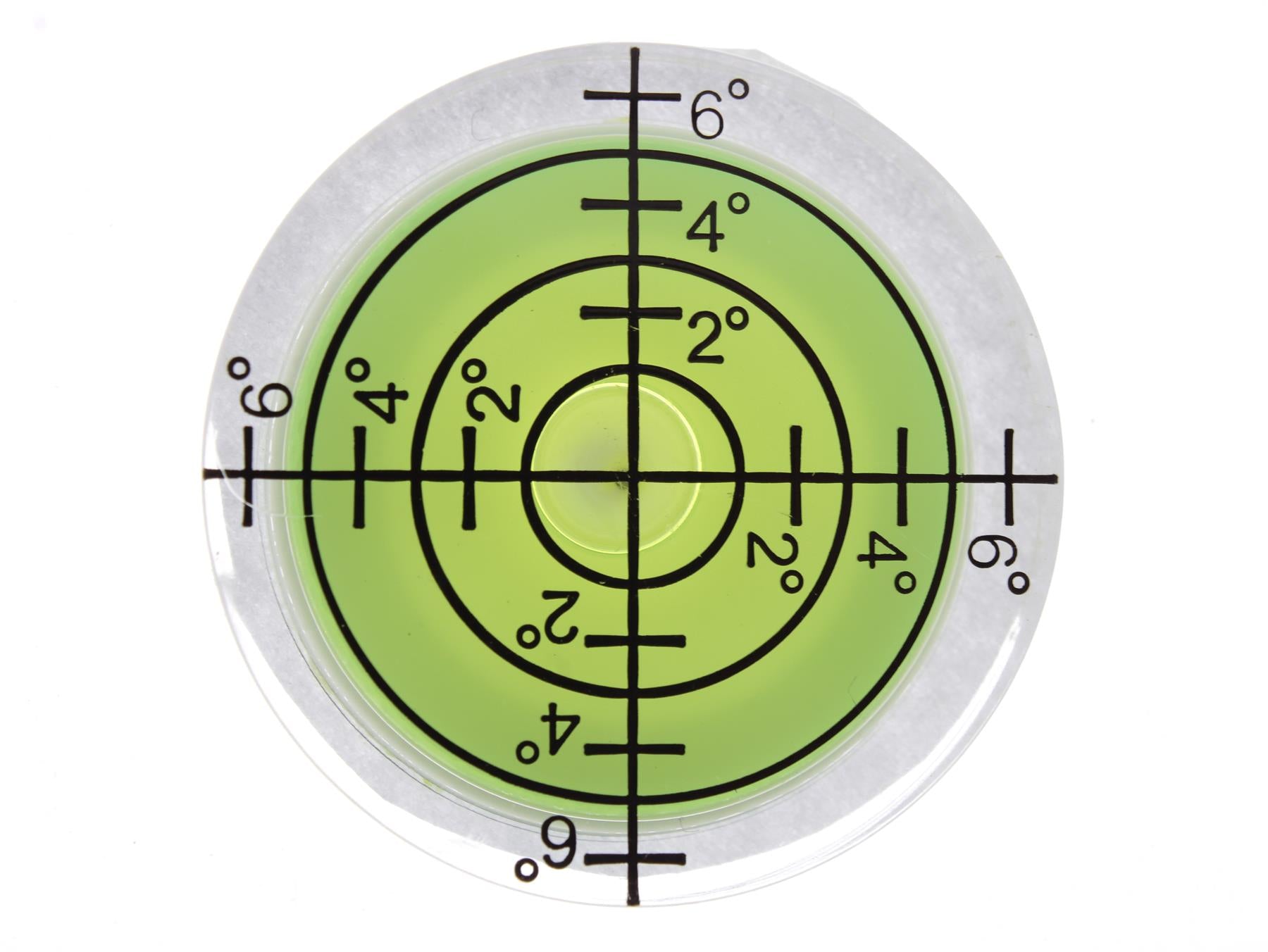 Turntable Bubble Level for Record Players – 37 mm × 2 mm [Green]