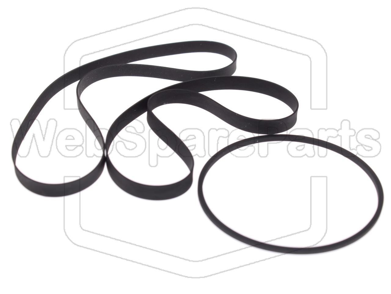 Belt Kit For Stereo Cassette Deck Denon DR-210